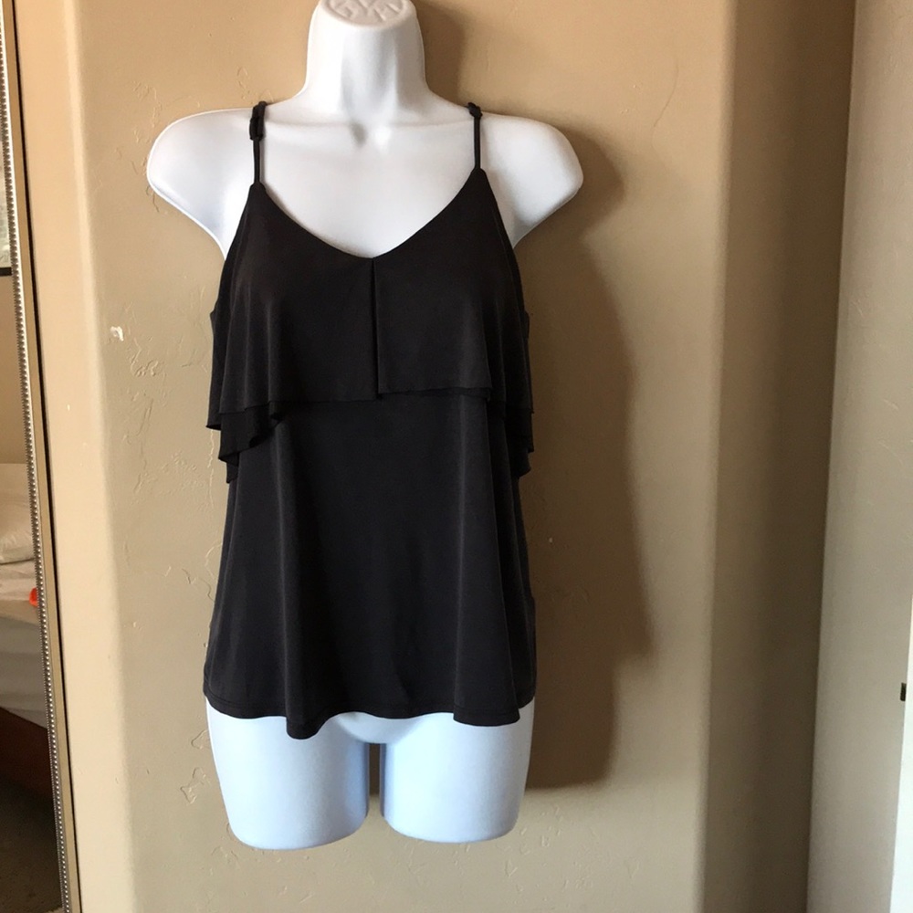 Anthropologie soft ruffle blouse